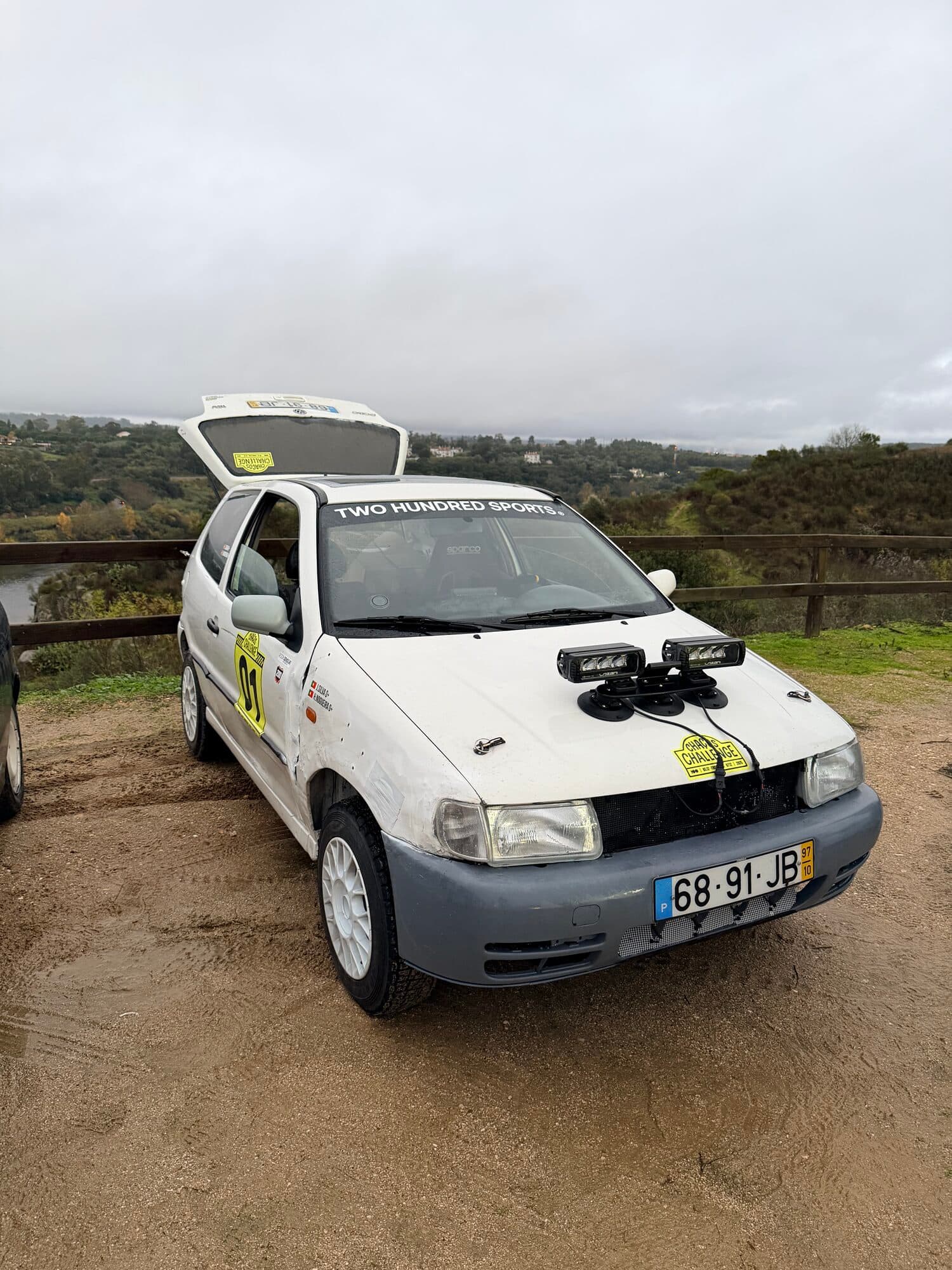 O #01 pronto para a terra